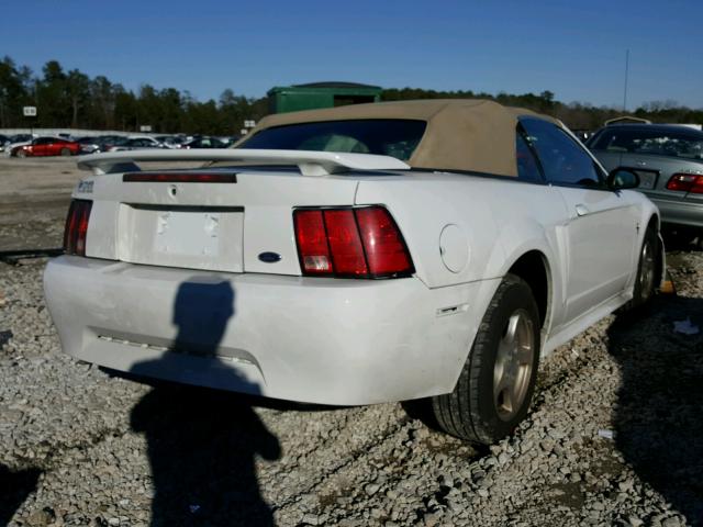 1FAFP44453F332789 - 2003 FORD MUSTANG WHITE photo 4