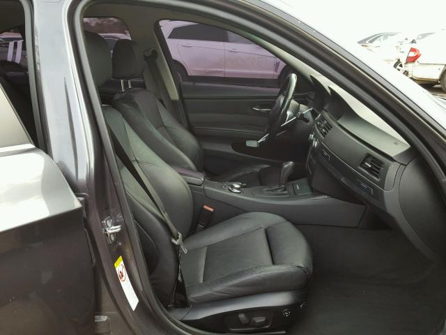 WBAVB73528VH24738 - 2008 BMW 335 I GRAY photo 5