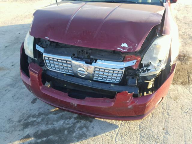 1N4BA41E75C804508 - 2005 NISSAN MAXIMA SE RED photo 9