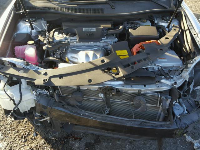 4T1BD1FK0EU114488 - 2014 TOYOTA CAMRY HYBR GRAY photo 7