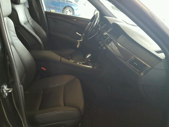 WBANW53578CT54887 - 2008 BMW 550 I BLACK photo 5