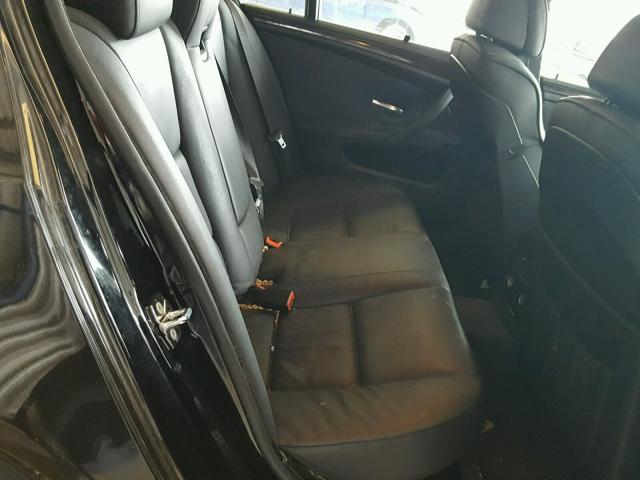WBANW53578CT54887 - 2008 BMW 550 I BLACK photo 6