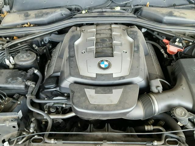 WBANW53578CT54887 - 2008 BMW 550 I BLACK photo 7