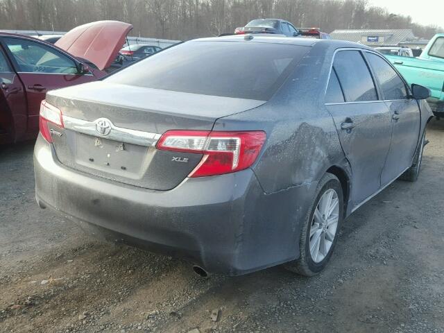 4T4BF1FK1DR287533 - 2013 TOYOTA CAMRY L GRAY photo 4