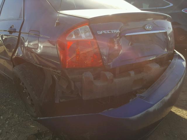 KNAFE122165223379 - 2006 KIA NEW SPECTR BLUE photo 9