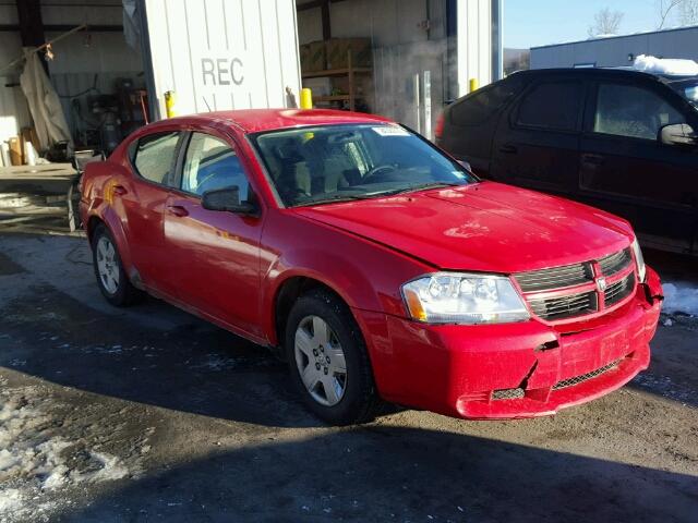 1B3LC46B79N506429 - 2009 DODGE AVENGER SE RED photo 1