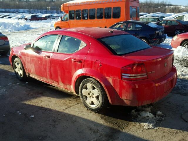 1B3LC46B79N506429 - 2009 DODGE AVENGER SE RED photo 3