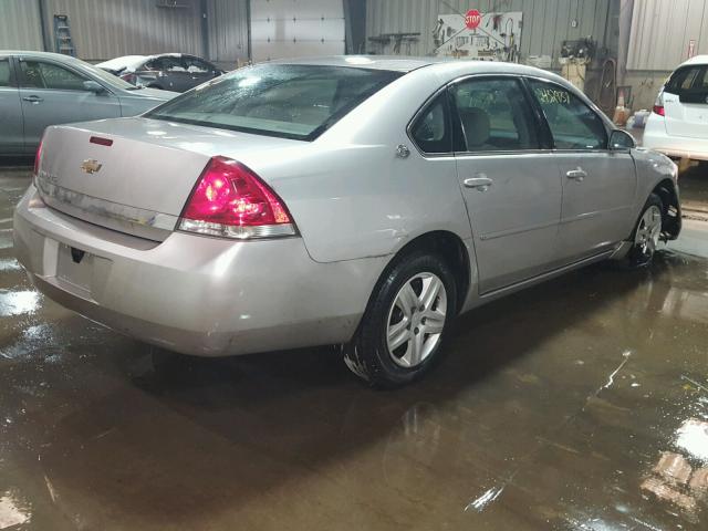 2G1WB55K569124977 - 2006 CHEVROLET IMPALA LS SILVER photo 4