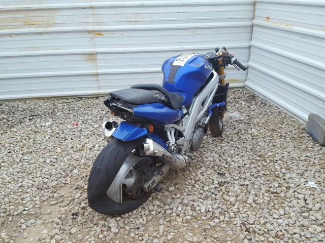 JS1VT54A232104828 - 2003 SUZUKI SV1000 SK3 BLUE photo 4