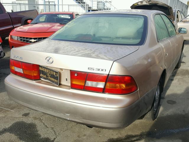 JT8BF28GXW0142819 - 1998 LEXUS ES 300 GOLD photo 4