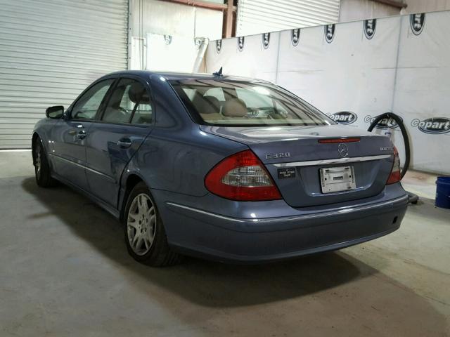 WDBUF22X67B033362 - 2007 MERCEDES-BENZ E 320 CDI BLUE photo 3