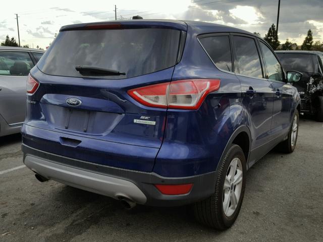 1FMCU0G9XDUD93912 - 2013 FORD ESCAPE SE BLUE photo 4