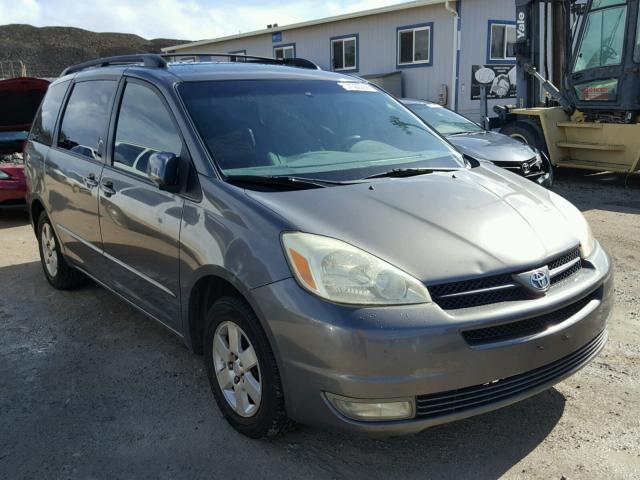 5TDZA22C74S000197 - 2004 TOYOTA SIENNA XLE GRAY photo 1