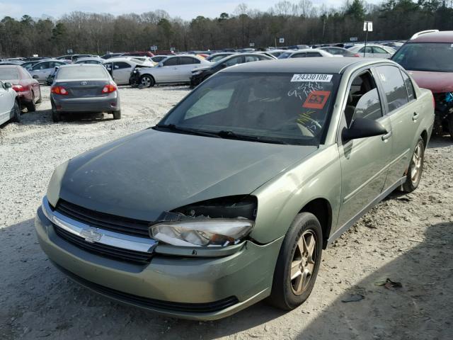 1G1ZT52874F107704 - 2004 CHEVROLET MALIBU LS GREEN photo 2