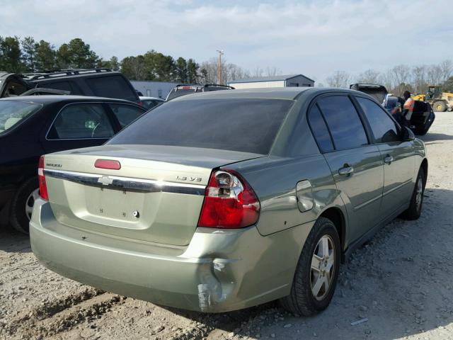 1G1ZT52874F107704 - 2004 CHEVROLET MALIBU LS GREEN photo 4