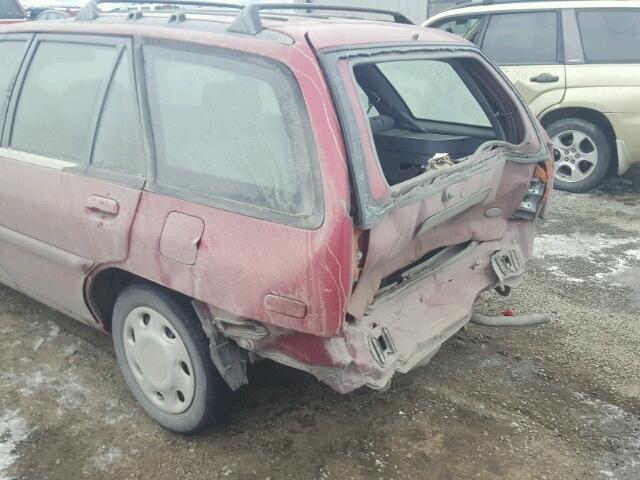 1FARP15J0RW157411 - 1994 FORD ESCORT LX RED photo 9