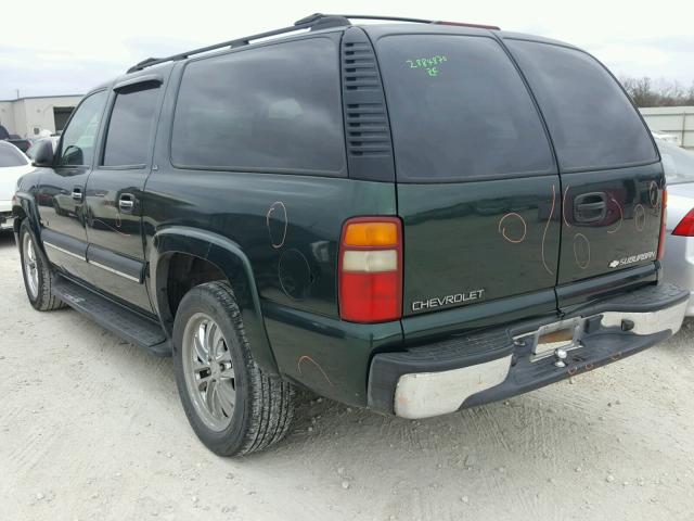 3GNEC16Z92G277521 - 2002 CHEVROLET SUBURBAN C GREEN photo 3