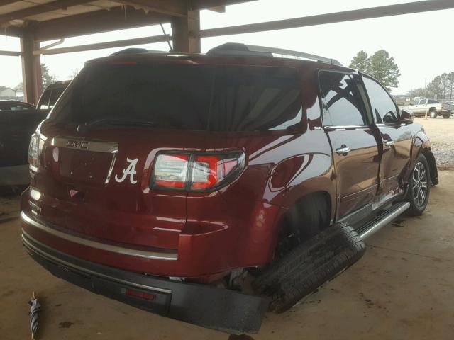 1GKKRSKD3FJ208505 - 2015 GMC ACADIA SLT მუქწითელი ფოტო 4