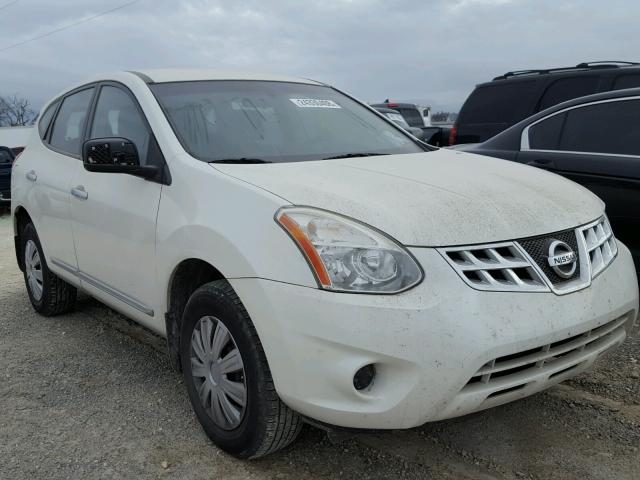 JN8AS5MT6DW529461 - 2013 NISSAN ROGUE S WHITE photo 1