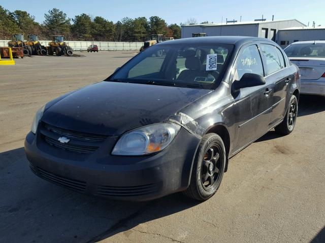 1G1AB5F58A7117695 - 2010 CHEVROLET COBALT LS BLACK photo 2