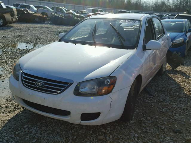 KNAFE221595661386 - 2009 KIA SPECTRA EX WHITE photo 2