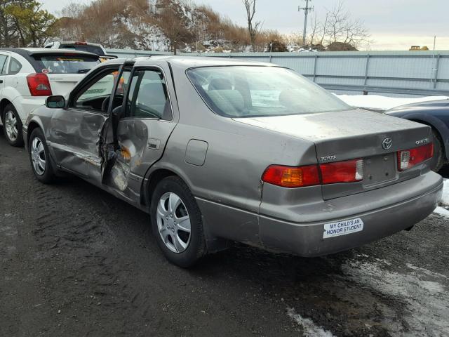 4T1BG22K11U100998 - 2001 TOYOTA CAMRY CE GRAY photo 3