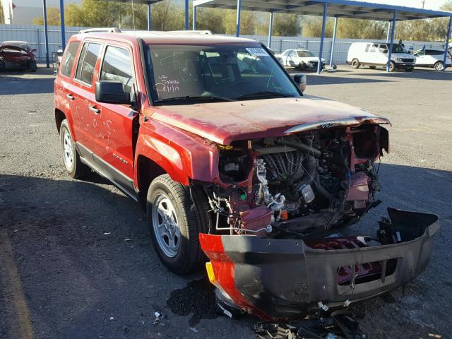 1C4NJPBBXGD678669 - 2016 JEEP PATRIOT SP RED photo 1