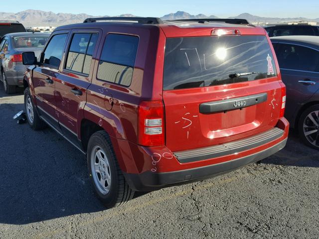 1C4NJPBBXGD678669 - 2016 JEEP PATRIOT SP RED photo 3