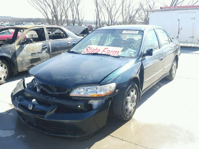 JHMCG5647XC022097 - 1999 HONDA ACCORD LX GREEN photo 2