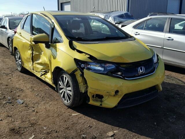 3HGGK5H80FM751185 - 2015 HONDA FIT EX YELLOW photo 1