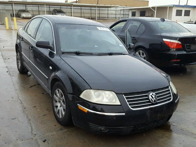 WVWPD63B23P457181 - 2003 VOLKSWAGEN PASSAT GLS BLACK photo 1