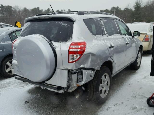 2T3BF4DV2CW198858 - 2012 TOYOTA RAV4 SILVER photo 4