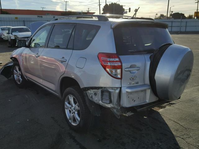 2T3ZF4DV2BW084100 - 2011 TOYOTA RAV4 SILVER photo 3