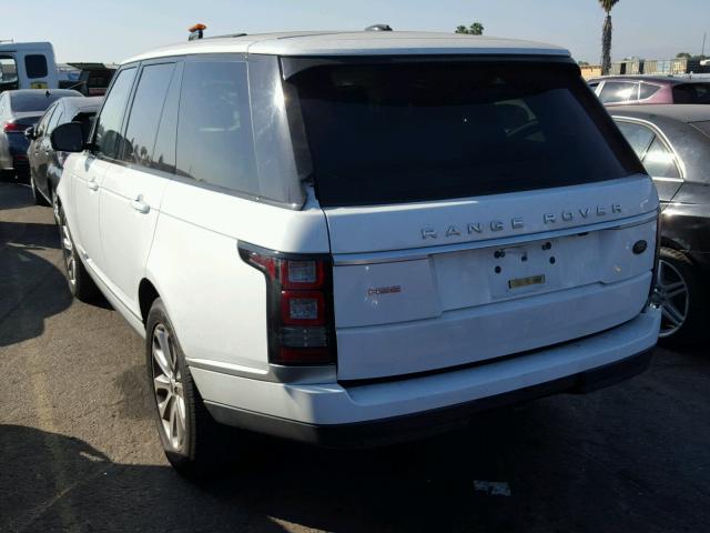 SALGS2DF1DA107635 - 2013 LAND ROVER RANGE ROVE WHITE photo 3