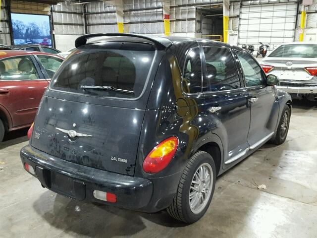 3C8FY68894T257987 - 2004 CHRYSLER PT CRUISER BLACK photo 4