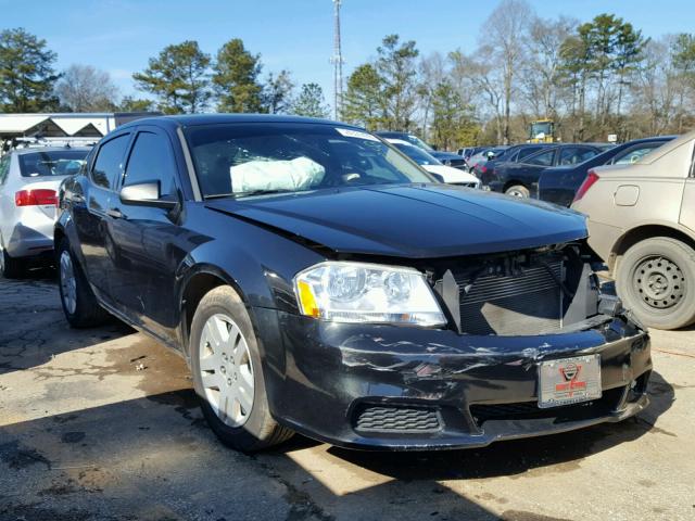 1B3BD4FB0BN518744 - 2011 DODGE AVENGER EX BLACK photo 1