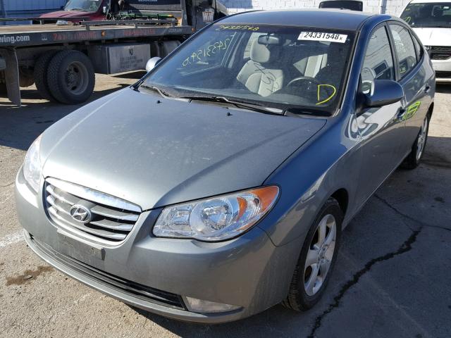 KMHDU4AD0AU927861 - 2010 HYUNDAI ELANTRA BL GRAY photo 2