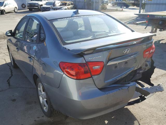 KMHDU4AD0AU927861 - 2010 HYUNDAI ELANTRA BL GRAY photo 3