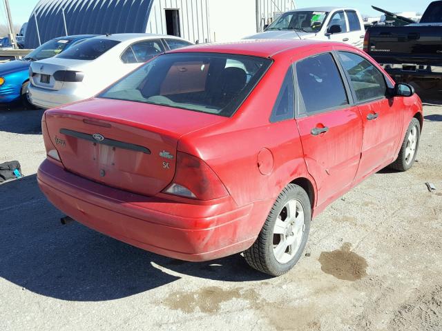 1FAFP34393W120365 - 2003 FORD FOCUS SE C RED photo 4