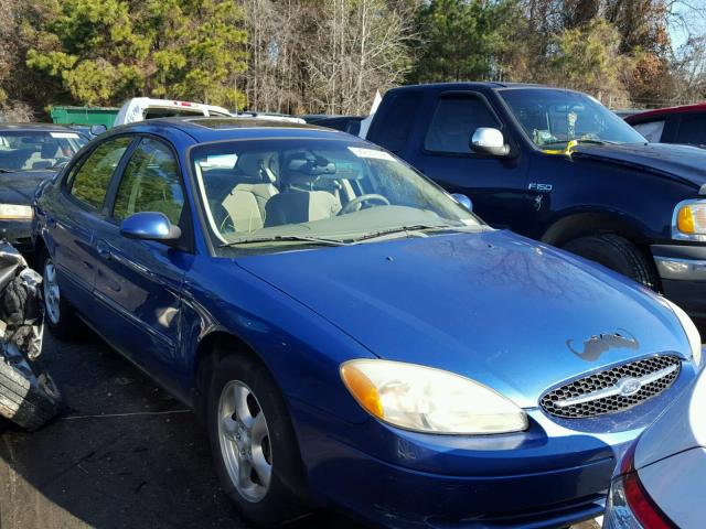 1FAHP55293A184090 - 2003 FORD TAURUS SES BLUE photo 1