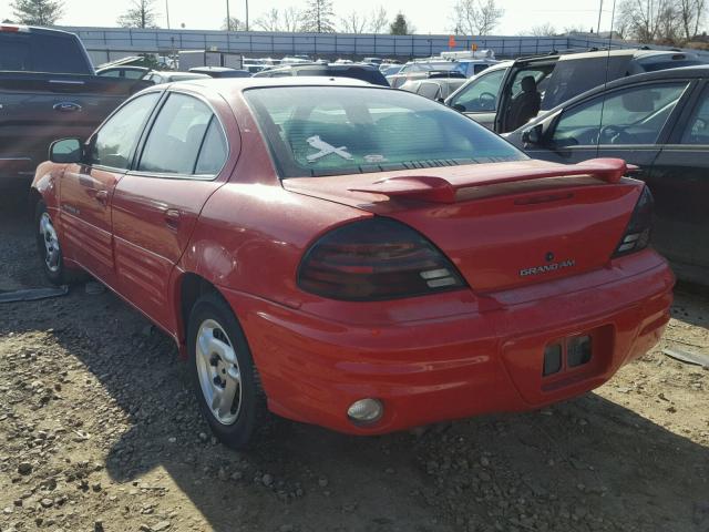 1G2NE52T4XC530674 - 1999 PONTIAC GRAND AM S Qırmızı foto 3