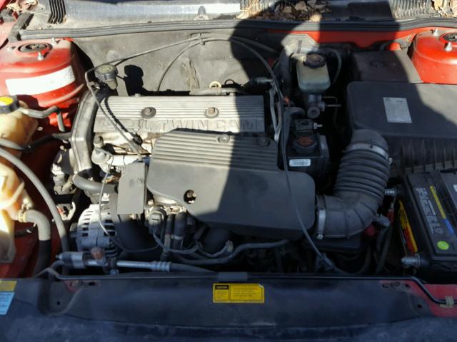 1G2NE52T4XC530674 - 1999 PONTIAC GRAND AM S Qırmızı foto 7