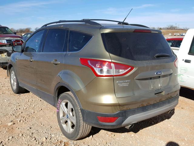 1FMCU0GX5DUB47218 - 2013 FORD ESCAPE SE GREEN photo 3