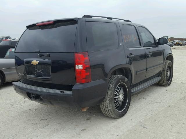 1GNFC13JX7R154157 - 2007 CHEVROLET TAHOE C150 BLACK photo 4