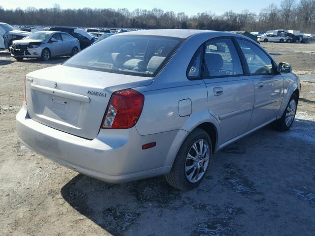 KL5JD56Z15K078994 - 2005 SUZUKI FORENZA S SILVER photo 4