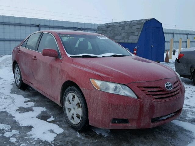 4T1BK46K08U056927 - 2008 TOYOTA CAMRY LE RED photo 1