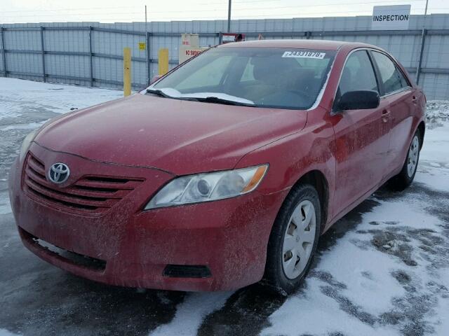 4T1BK46K08U056927 - 2008 TOYOTA CAMRY LE RED photo 2