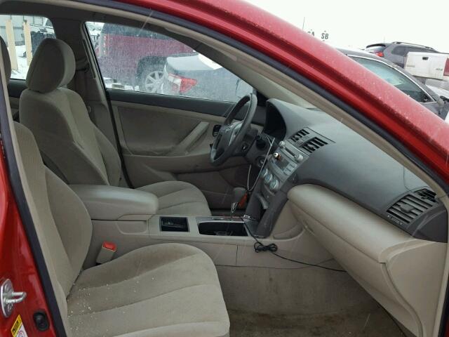 4T1BK46K08U056927 - 2008 TOYOTA CAMRY LE RED photo 5