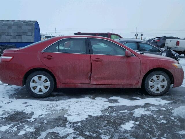 4T1BK46K08U056927 - 2008 TOYOTA CAMRY LE RED photo 9