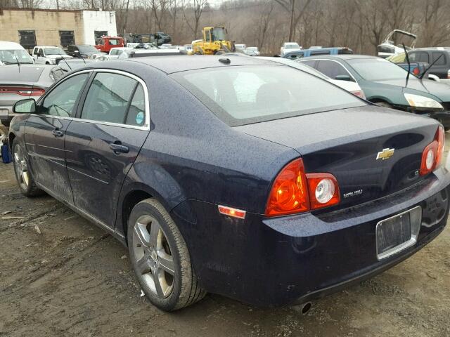 1G1ZH57B394260797 - 2009 CHEVROLET MALIBU 1LT BLUE photo 3